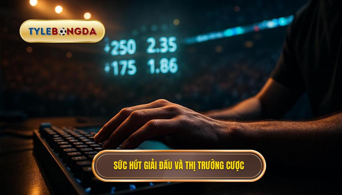 Sức hút đặc biệt của giải đấu và biến động thị trường kèo cược