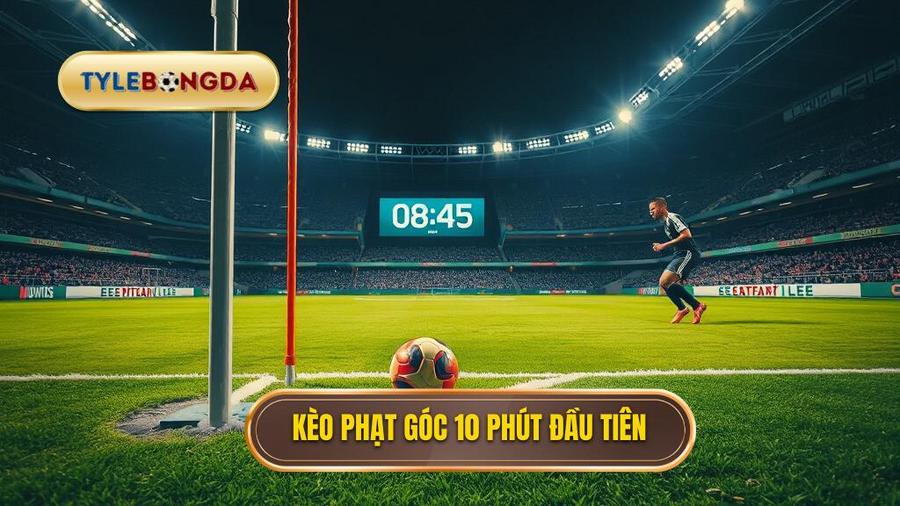 Hiểu rõ về Kèo cược đội nhận quả phạt góc trong 10 phút đầu