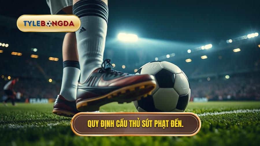 Cầu thủ sút phạt đền được phép làm gì khi chạm bóng?