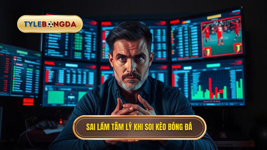 Sai lầm khi soi kèo bóng đá do yếu tố tâm lý