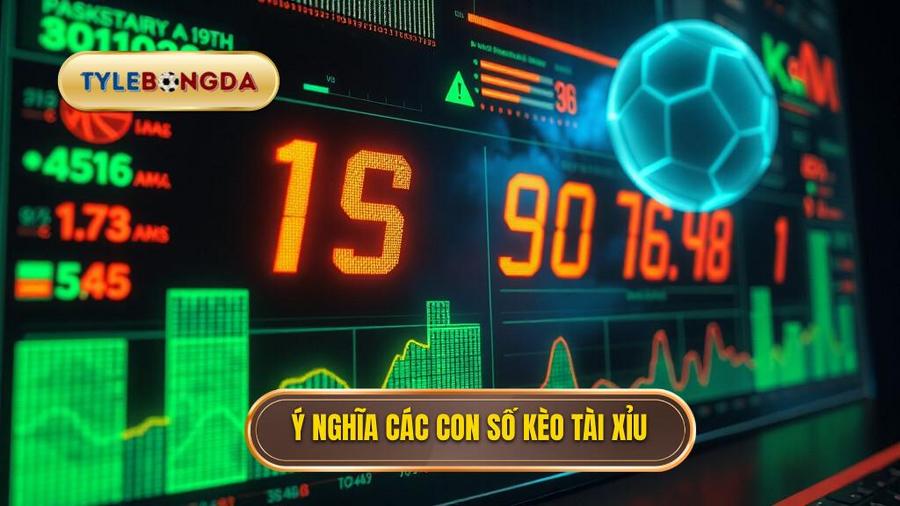 Ý nghĩa các con số trên bảng kèo Tài Xỉu (Over/Under)